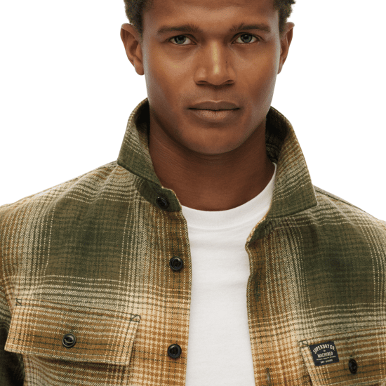 Superdry Mens Wool Miller Shirt Jacket - Image 2