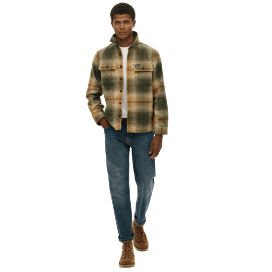 Superdry Mens Wool Miller Shirt Jacket - Image 5