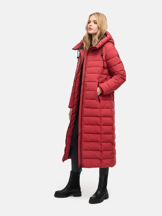 Navahoo Vanillawolke lång quiltad kappa dam – figursydd & vattenavvisande - Image 6