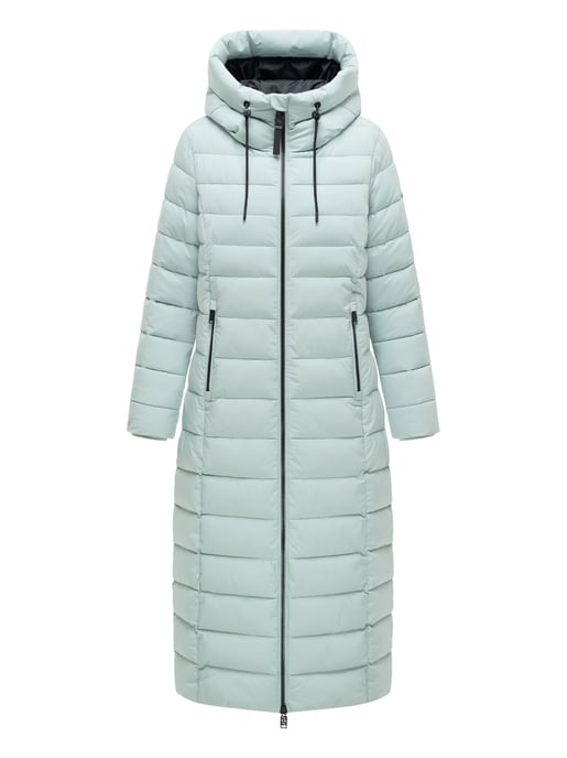 Navahoo Vanillawolke lång quiltad kappa dam – figursydd & vattenavvisande - Image 1