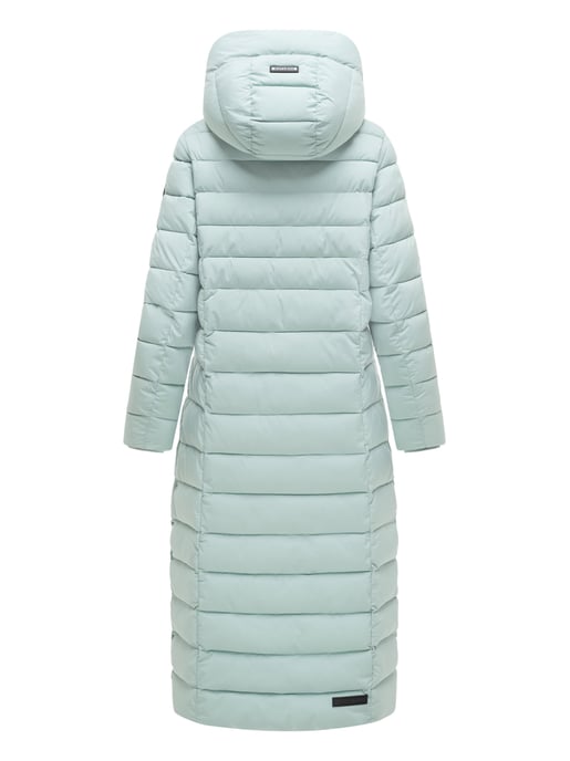 Navahoo Vanillawolke lång quiltad kappa dam – figursydd & vattenavvisande - Image 3