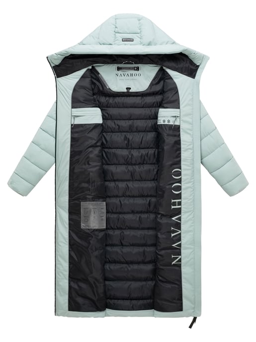 Navahoo Vanillawolke lång quiltad kappa dam – figursydd & vattenavvisande - Image 4