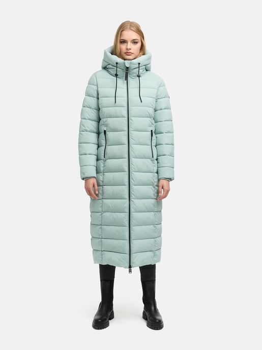Navahoo Vanillawolke lång quiltad kappa dam – figursydd & vattenavvisande - Image 6