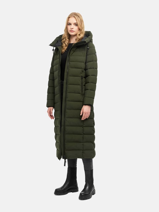 Navahoo Vanillawolke lång quiltad kappa dam – figursydd & vattenavvisande - Image 6