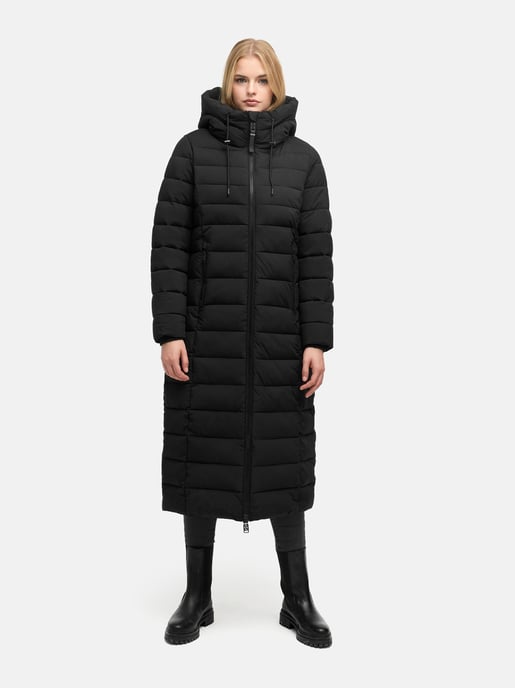 Navahoo Vanillawolke lång quiltad kappa dam – figursydd & vattenavvisande - Image 5