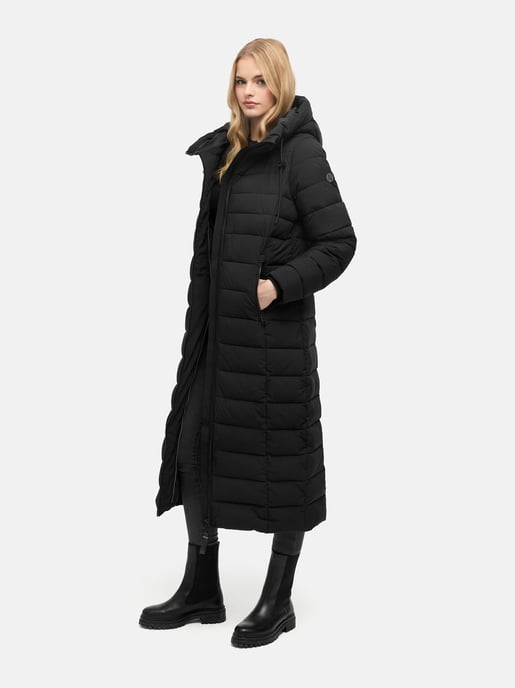 Navahoo Vanillawolke lång quiltad kappa dam – figursydd & vattenavvisande - Image 6