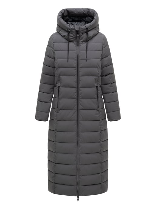 Navahoo Vanillawolke lång quiltad kappa dam – figursydd & vattenavvisande - Image 1