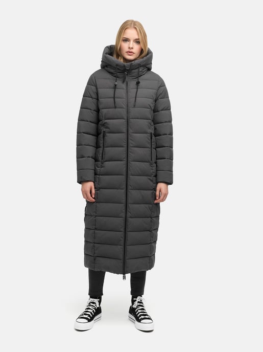 Navahoo Vanillawolke lång quiltad kappa dam – figursydd & vattenavvisande - Image 5