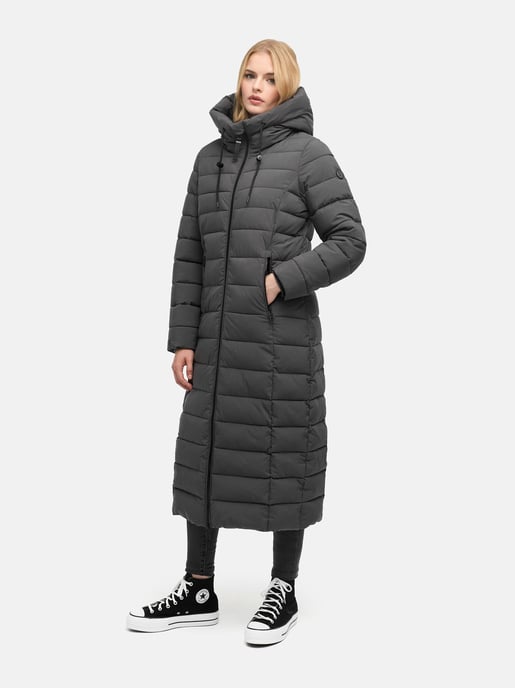 Navahoo Vanillawolke lång quiltad kappa dam – figursydd & vattenavvisande - Image 6
