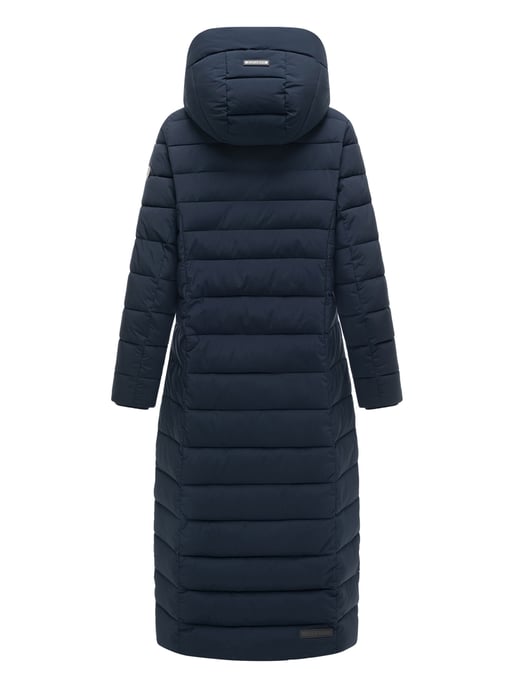 Navahoo Vanillawolke lång quiltad kappa dam – figursydd & vattenavvisande - Image 3