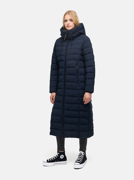 Navahoo Vanillawolke lång quiltad kappa dam – figursydd & vattenavvisande - Image 5