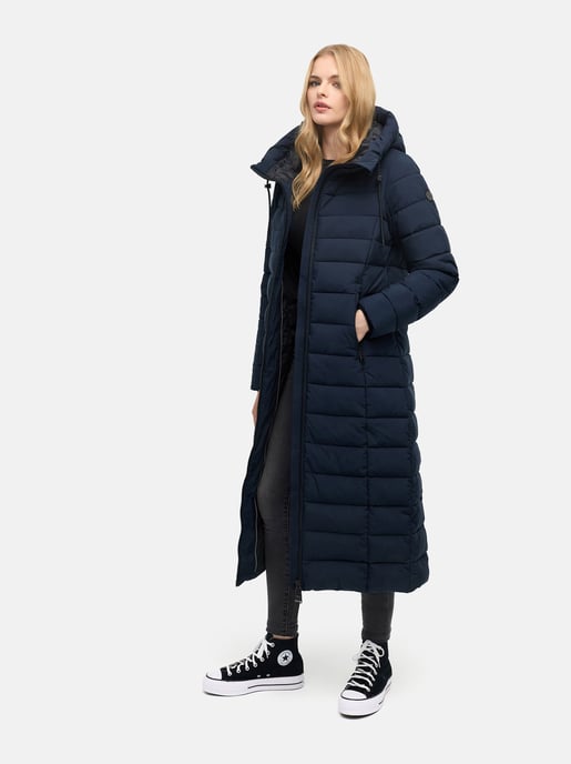 Navahoo Vanillawolke lång quiltad kappa dam – figursydd & vattenavvisande - Image 6