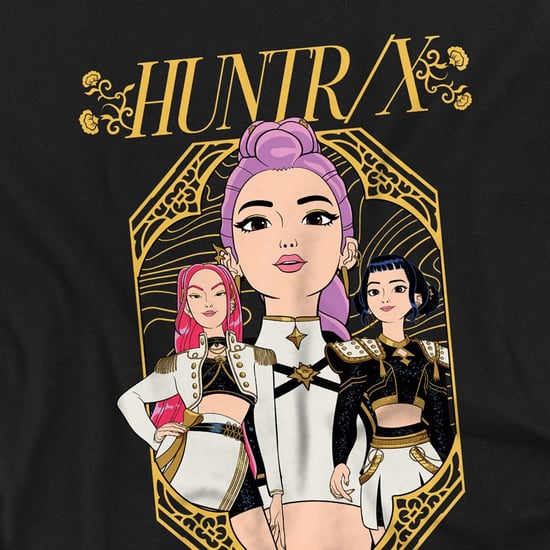 K-Pop Demon Hunters Childrens/Kids Huntr/X Frame Sweatshirt (Black/Golden) - Image 3