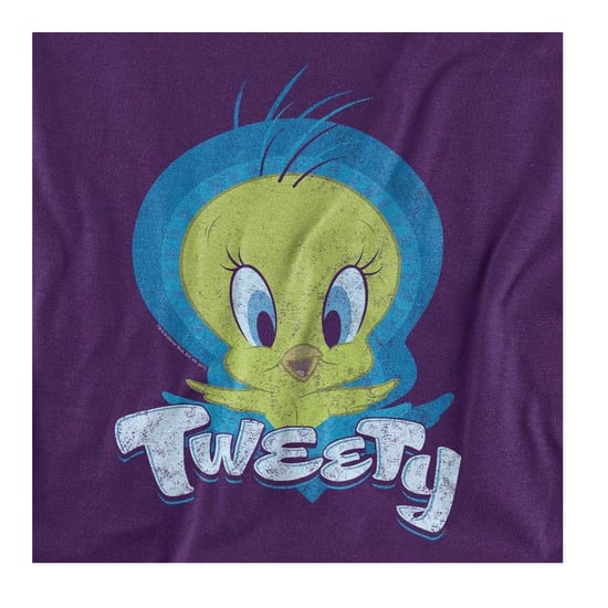 Looney Tunes Unisex T-shirt voor volwassenen met Tweety-motief (Paars) - Image 3