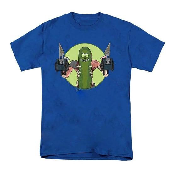 Rick And Morty Unisex T-shirt voor volwassenen met de tekst ‘I Love Myself’ en Pickle Rick (Royaal Blauw) - Image 1