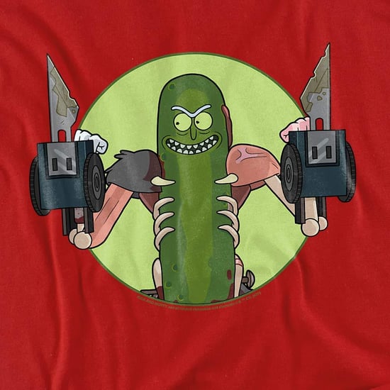 Rick And Morty Unisex T-shirt voor volwassenen met de tekst ‘I Love Myself’ en Pickle Rick (Rood) - Image 3