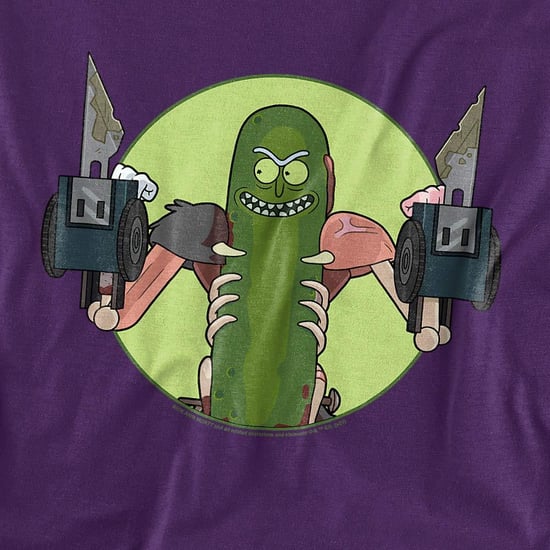 Rick And Morty Unisex T-shirt voor volwassenen met de tekst ‘I Love Myself’ en Pickle Rick (Paars) - Image 3