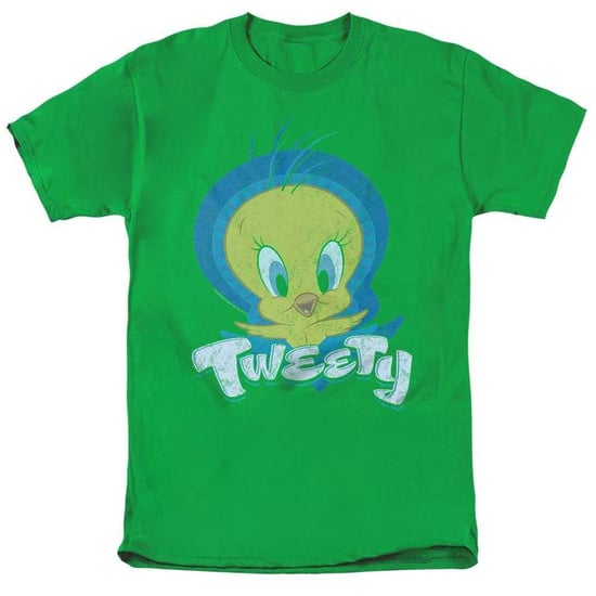 Looney Tunes Unisex T-shirt voor volwassenen met Tweety-motief (Kelly Groen) - Image 1