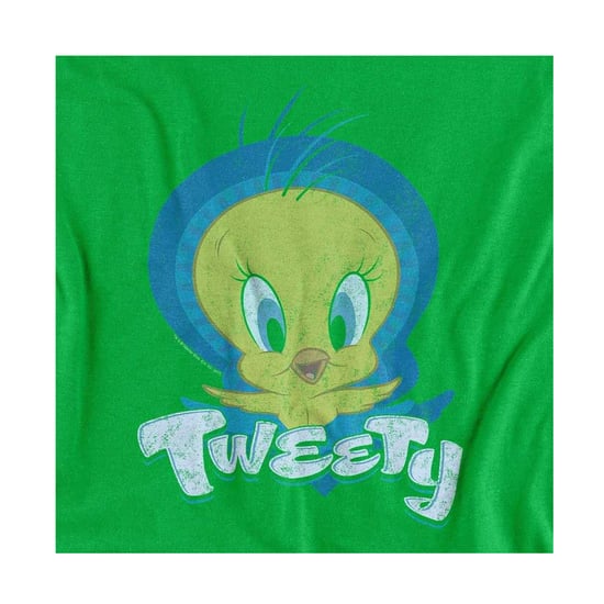 Looney Tunes Unisex T-shirt voor volwassenen met Tweety-motief (Kelly Groen) - Image 3