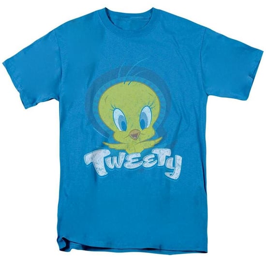 Looney Tunes Unisex T-shirt voor volwassenen met Tweety-motief (Turquoise) - Image 1