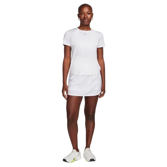 Nike Dri-FIT Standard-shirt voor dames (Wit) - Image 1