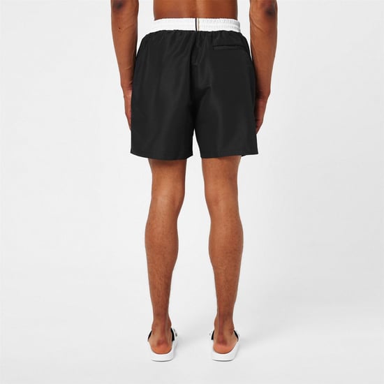 Boss Heren Zwemshort Zeesterren (Zwart, Wit) - Image 4