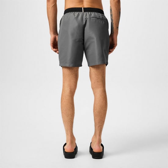 Boss Heren Zwemshort Zeesterren (Grijs/Zwart) - Image 4