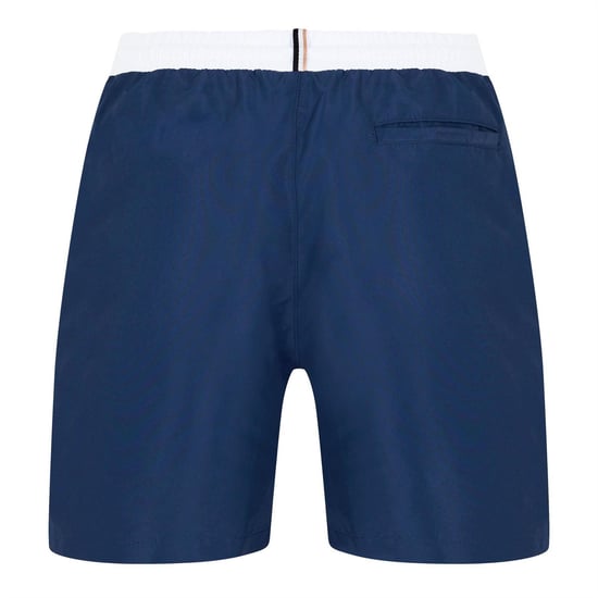 Boss Heren Zwemshort Zeesterren (Marine, Wit) - Image 2