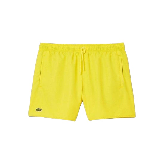 Lacoste Heren Logo Zwemshort (Geel) - Image 2