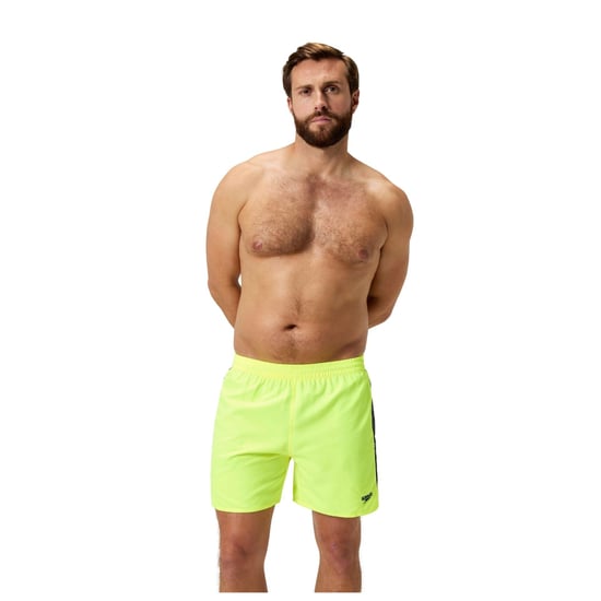 Speedo Mens Hyperboom Splice Swim Shorts (Hyper Yellow) - Image 1