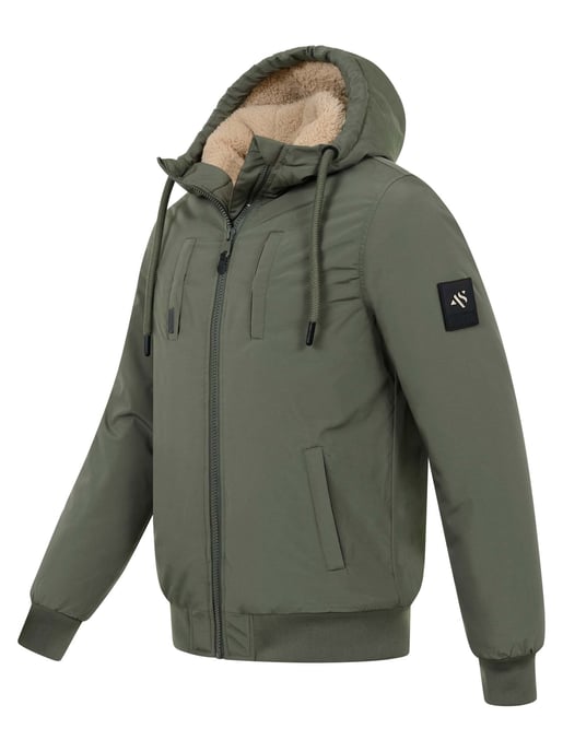 Alessandro Salvarini Heren Winterjas AS-431 – Warm Met Teddyvoering & Capuchon - Image 3