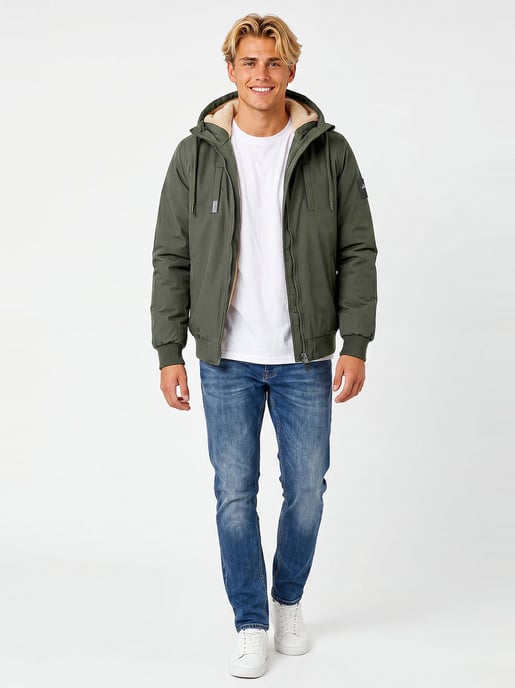Alessandro Salvarini Heren Winterjas AS-431 – Warm Met Teddyvoering & Capuchon - Image 5