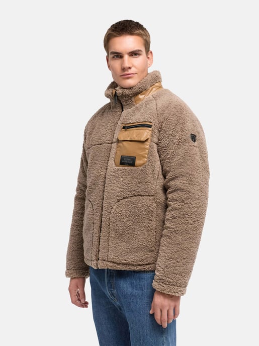 Stone Harbour Sorees teddyjacka herr – sherpablouson med quiltat foder - Image 5