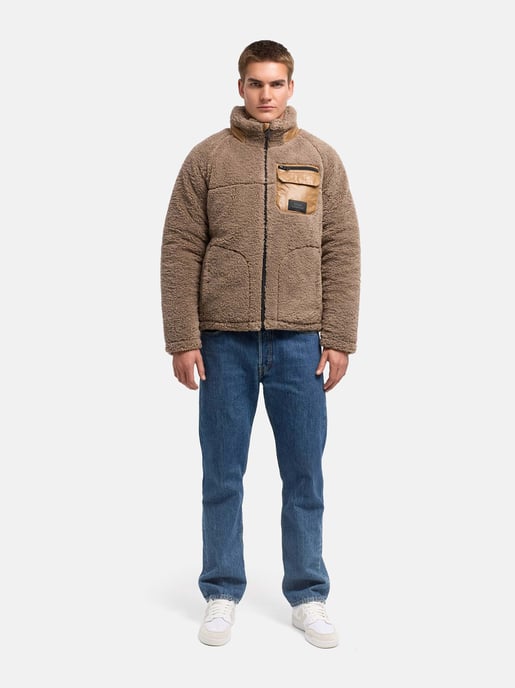 Stone Harbour Sorees teddyjacka herr – sherpablouson med quiltat foder - Image 6