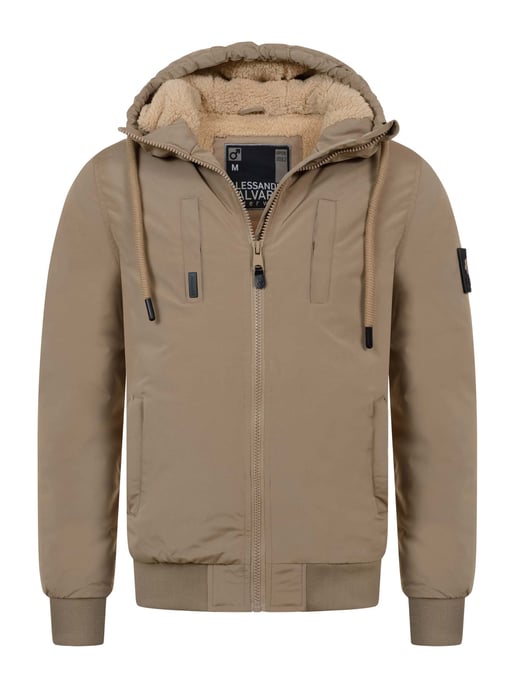Alessandro Salvarini Heren Winterjas AS-431 – Warm Met Teddyvoering & Capuchon - Image 1