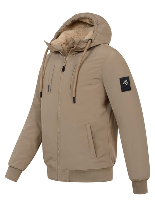 Alessandro Salvarini Heren Winterjas AS-431 – Warm Met Teddyvoering & Capuchon - Image 3