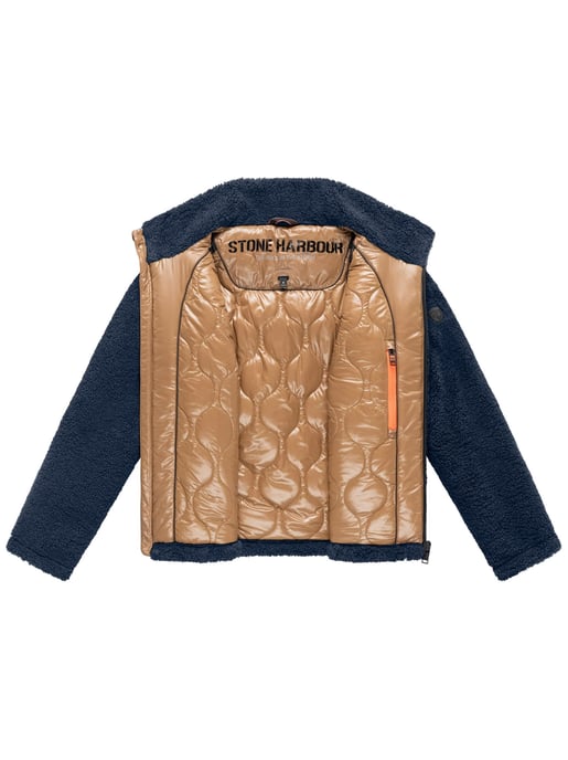 Stone Harbour Sorees teddyjacka herr – sherpablouson med quiltat foder - Image 4