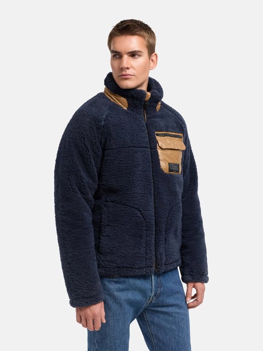Stone Harbour Sorees teddyjacka herr – sherpablouson med quiltat foder - Image 6