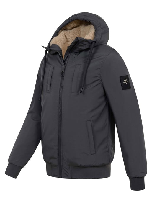 Alessandro Salvarini Heren Winterjas AS-431 – Warm Met Teddyvoering & Capuchon - Image 3