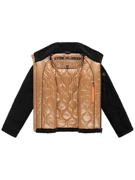 Stone Harbour Sorees teddyjacka herr – sherpablouson med quiltat foder - Image 4