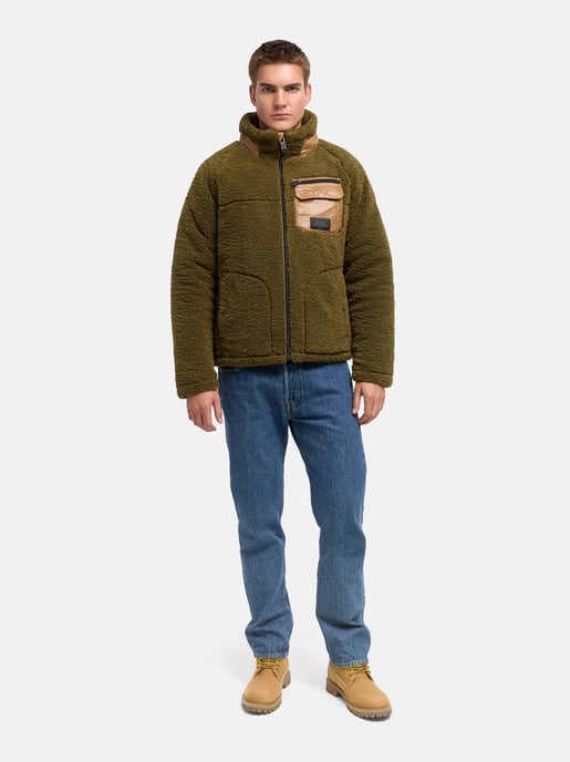 Stone Harbour Sorees teddyjacka herr – sherpablouson med quiltat foder - Image 6