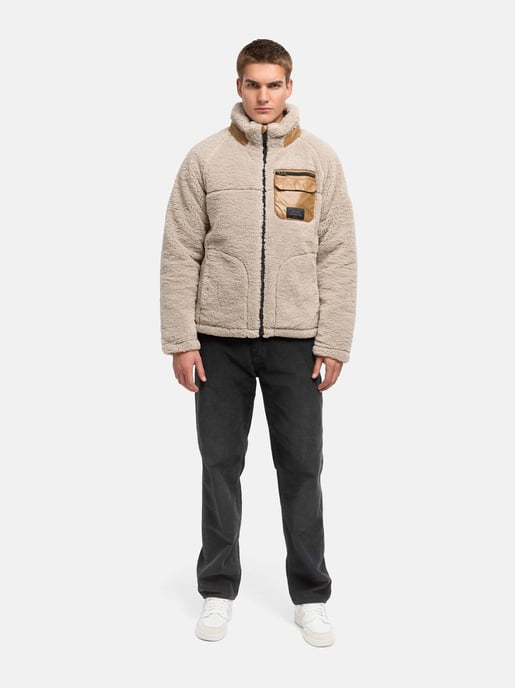 Stone Harbour Sorees teddyjacka herr – sherpablouson med quiltat foder - Image 6