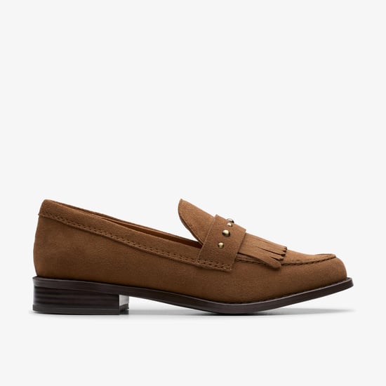 Hana Loafer Walnut Suede Schoenen - Image 1