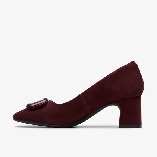 Fernie Trim Merlot Suede Schoenen - Image 2