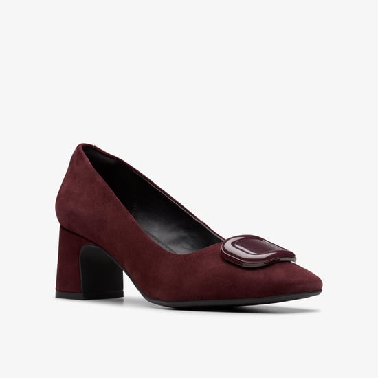 Fernie Trim Merlot Suede Schoenen - Image 4