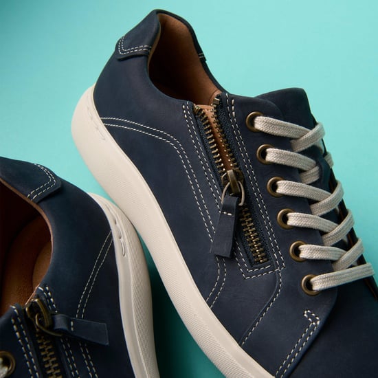 Nalle Lace Navy Nubuck Sneakers - Image 3