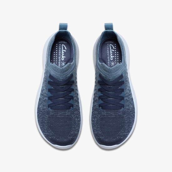 Solevana Lace Light Blue Combi Sneakers - Image 6