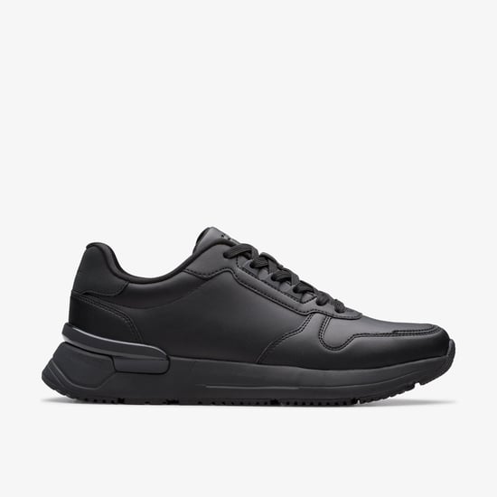 Elwick Lace Black Sneakers - Image 1