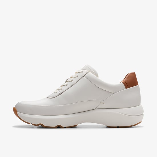 Tivoli Zip Off White Lea Sneakers - Image 5
