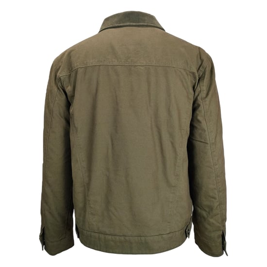 Jack Wills Heren-varsityjasje met kraag, effen (Olijf) - Image 3